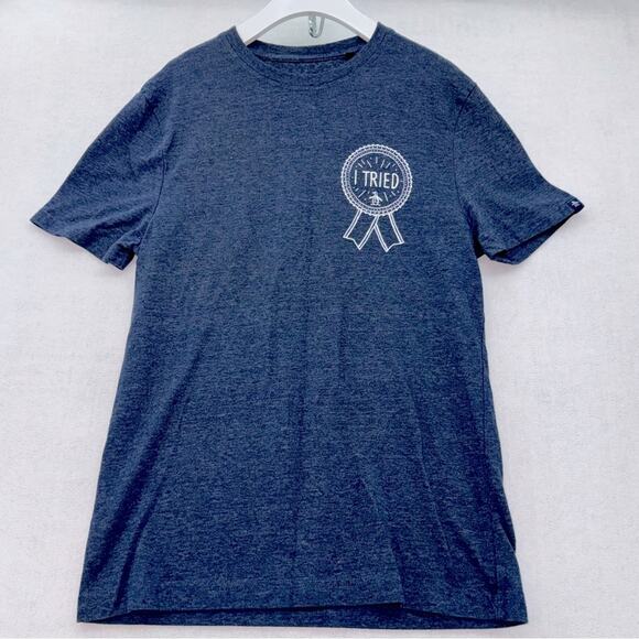 Original Penguin by Munsingwear Blue TShirt I Tried Ribbon Award size Small - Picture 1 of 4